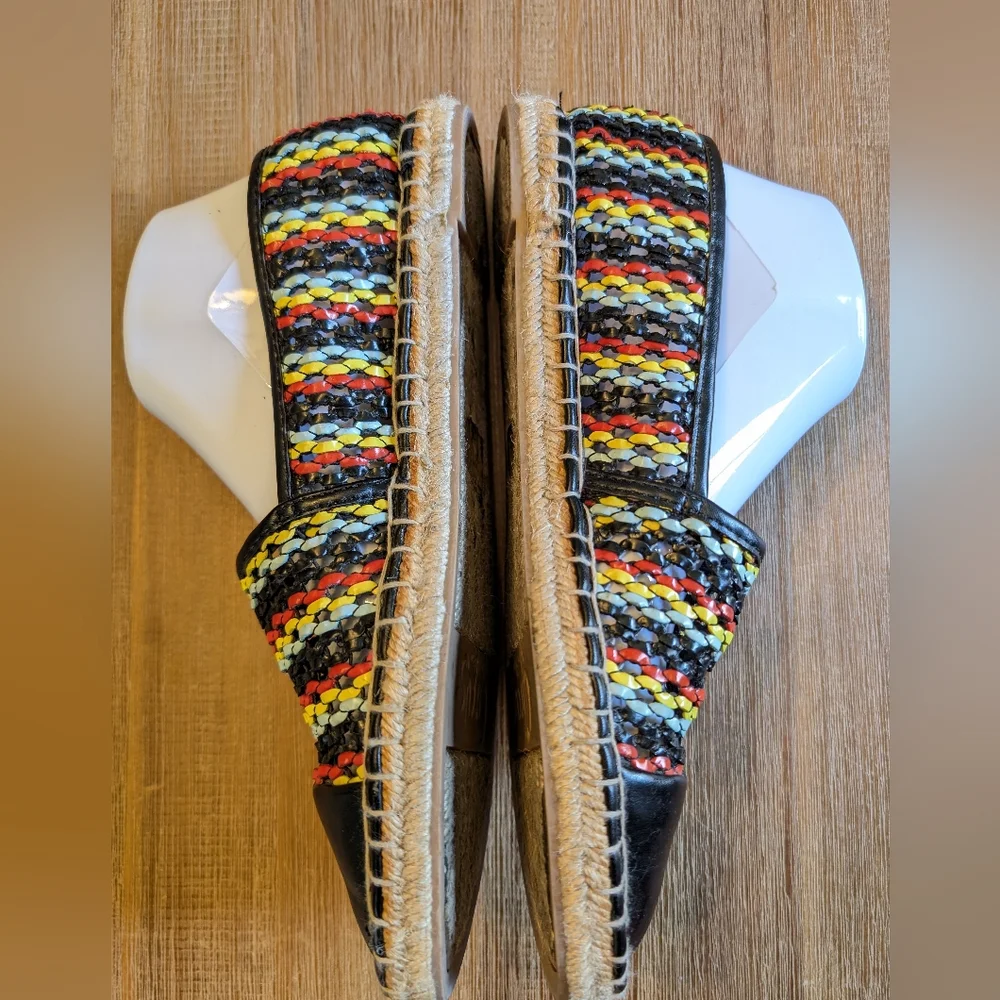 Sam Edelman Circus Woven Lena Espadrilles Flat Size 9.5 Medium